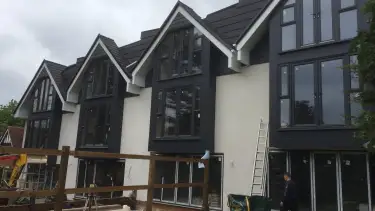 Semi-detached new build houses in Chigwell