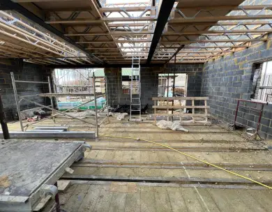 Luxury structural extension and steel framework construction in Buckhurst Hill Essex