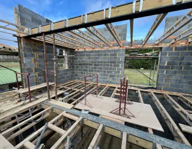 Luxury steel frame extension and structural construction in Buckhurst Hill Essex