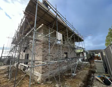 Luxury structural home build and scaffolding construction in Buckhurst Hill Essex