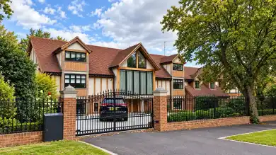 Completed bespoke new build home in Chigwell with traditional detailing and modern glazing